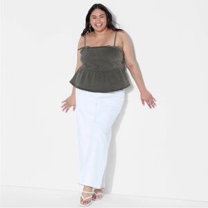 Wild Fable XXS Peplum Tank Top- NWT